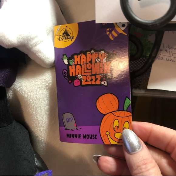 Disney Happy Halloween 2022 Minnie Mouse bay costume stuffed toy NWT - Picture 2 of 9